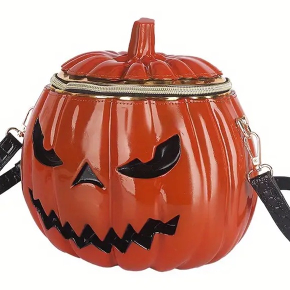 Handbags - MUST HAVE! Halloween 🎃 Pumpkin Jack O Lantern Hard Shell 3D Bag Purse Handbag